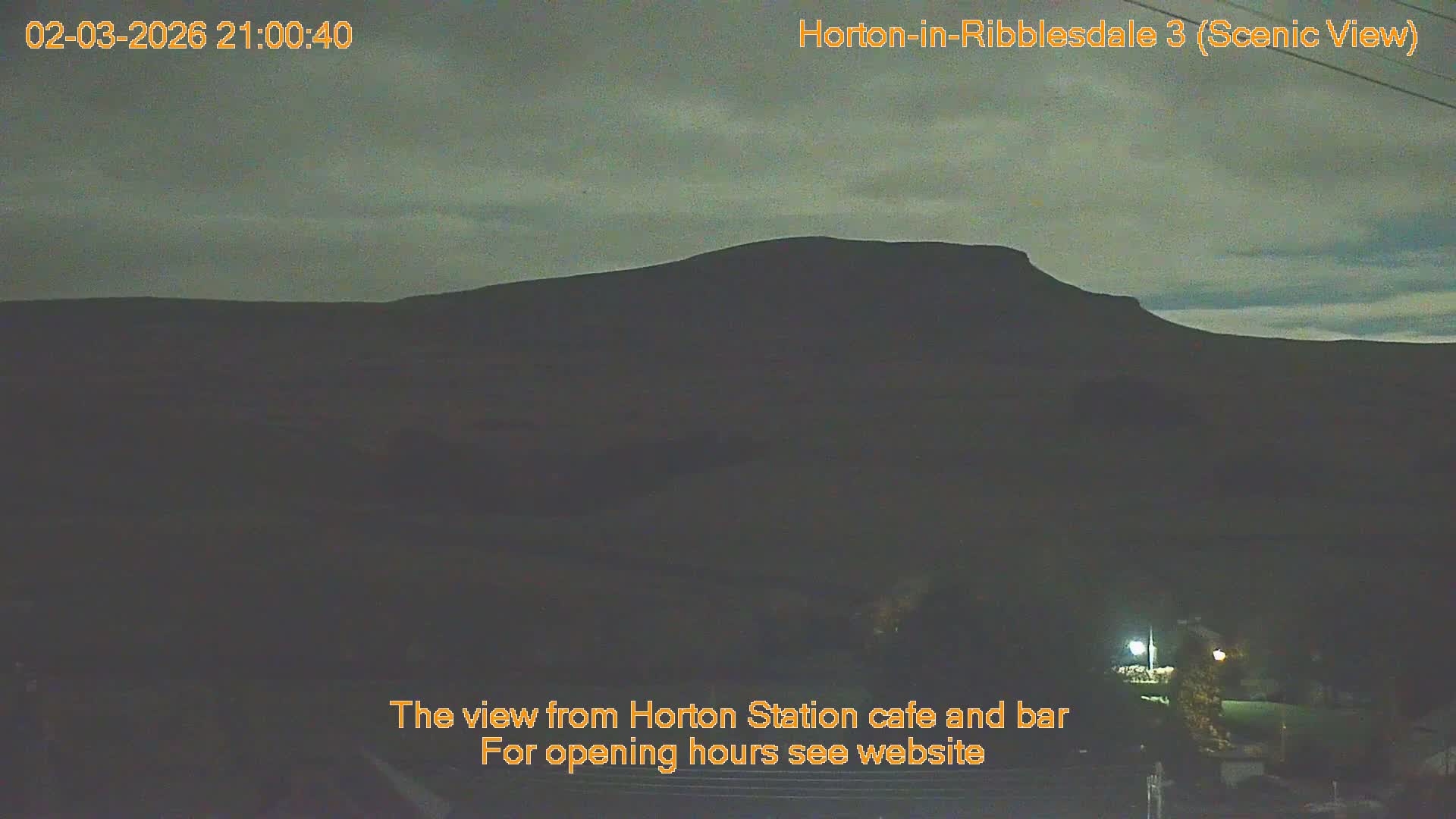 Horton-in-Ribblesdale Village & Ribble Valley Panaromic Live Cam - North Yorkshire, Yorkshire and the Humber, England, United Kingdom