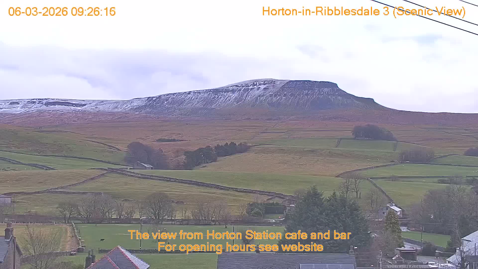 Horton-in-Ribblesdale Village & Ribble Valley Panaromic Live Cam - North Yorkshire, Yorkshire and the Humber, England, United Kingdom