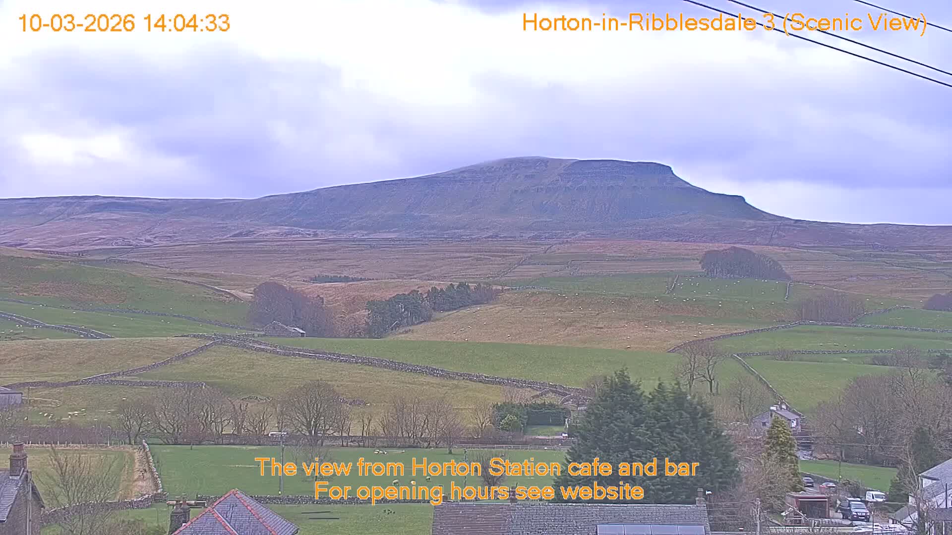 Horton-in-Ribblesdale Village & Ribble Valley Panaromic Live Cam - North Yorkshire, Yorkshire and the Humber, England, United Kingdom