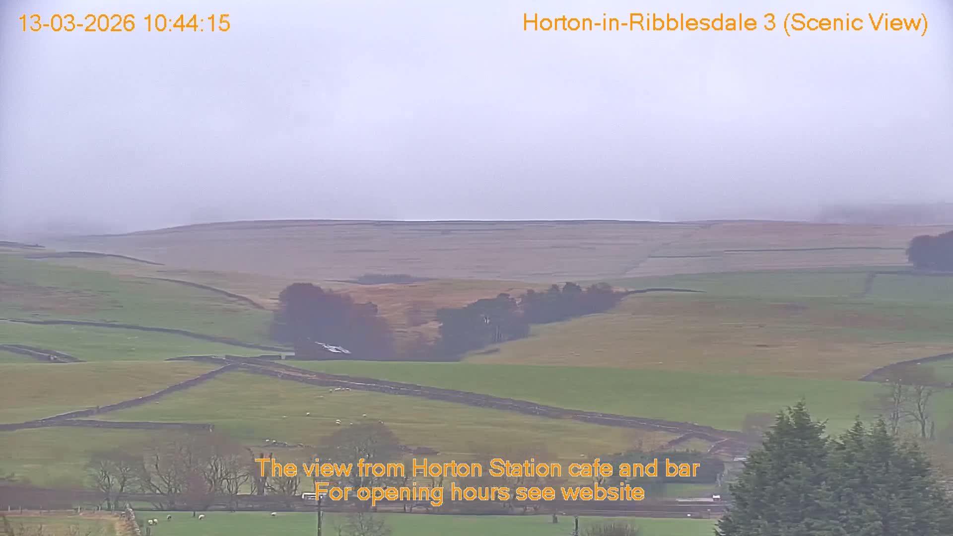 Horton-in-Ribblesdale Village & Ribble Valley Panaromic Live Cam - North Yorkshire, Yorkshire and the Humber, England, United Kingdom