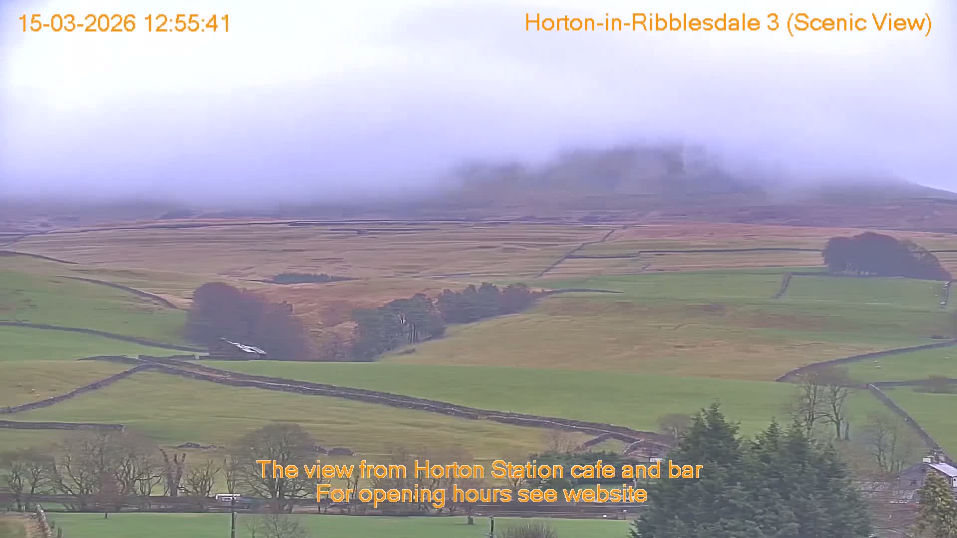 Horton-in-Ribblesdale Village & Ribble Valley Panaromic Live Cam - North Yorkshire, Yorkshire and the Humber, England, United Kingdom