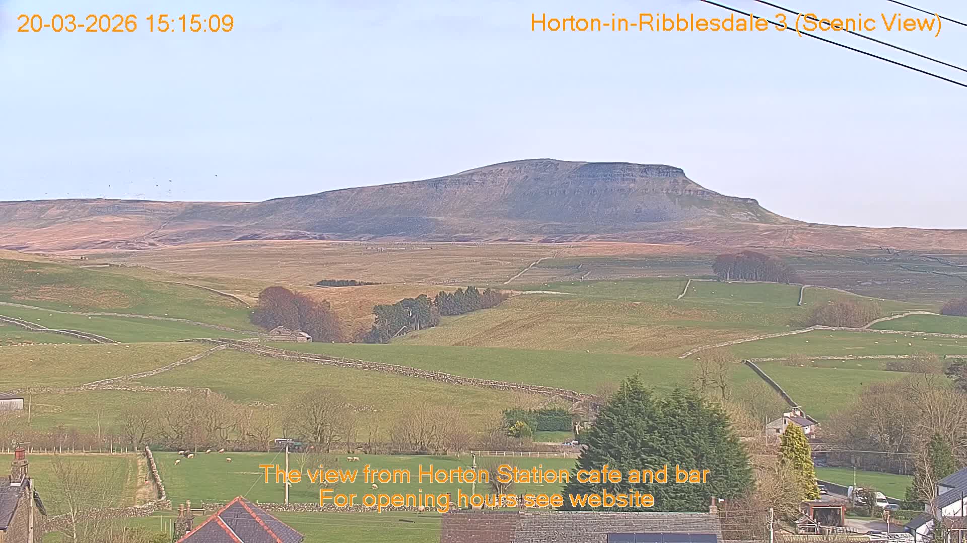 Horton-in-Ribblesdale Village & Ribble Valley Panaromic Live Cam - North Yorkshire, Yorkshire and the Humber, England, United Kingdom