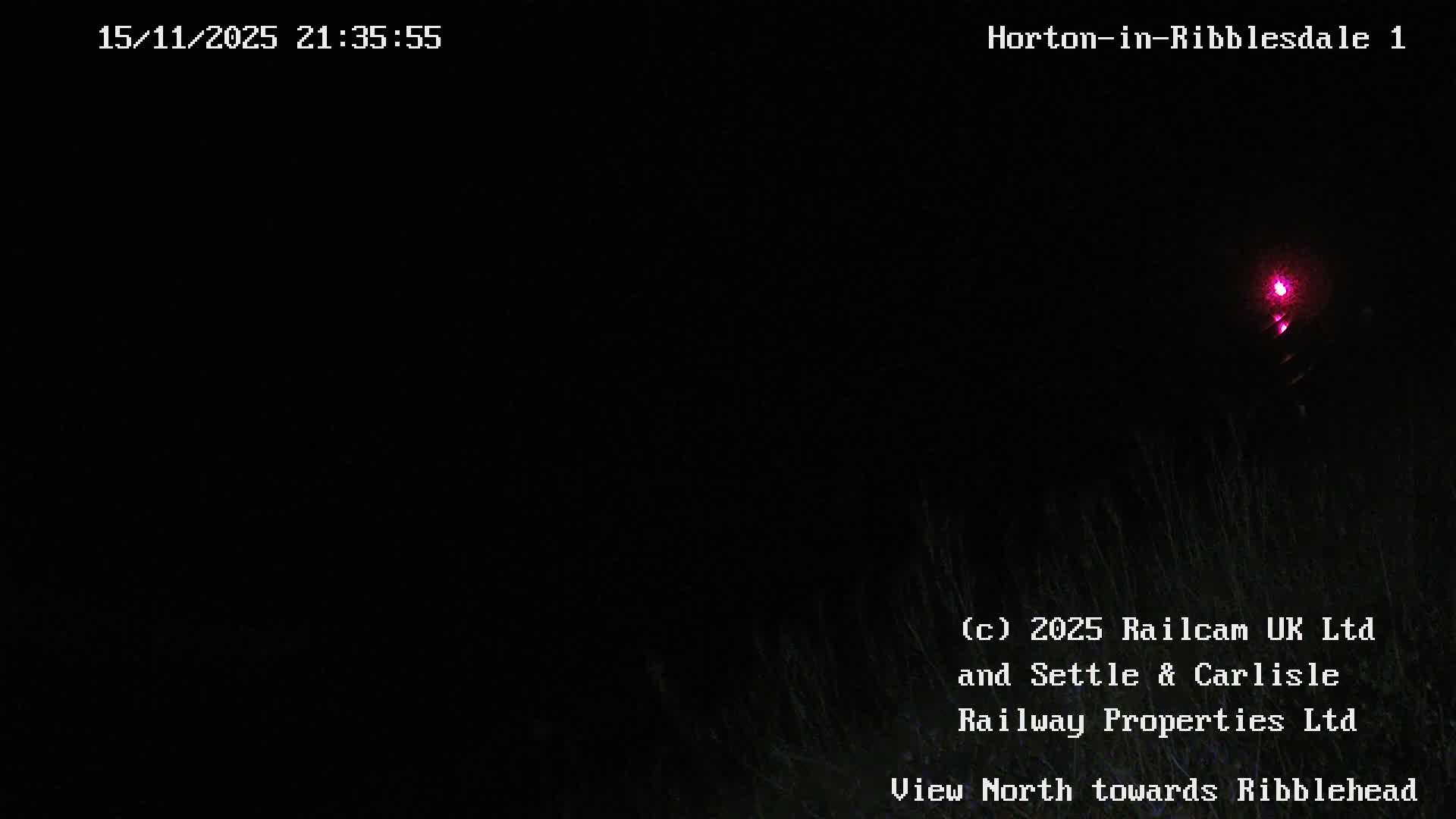 Horton-in-Ribblesdale Railway Station North Towards View  Live Cam - North Yorkshire, Yorkshire and the Humber, England, United Kingdom