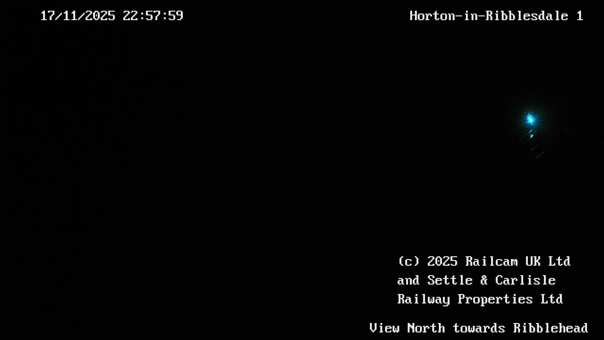Horton-in-Ribblesdale Railway Station North Towards View  Live Cam - North Yorkshire, Yorkshire and the Humber, England, United Kingdom