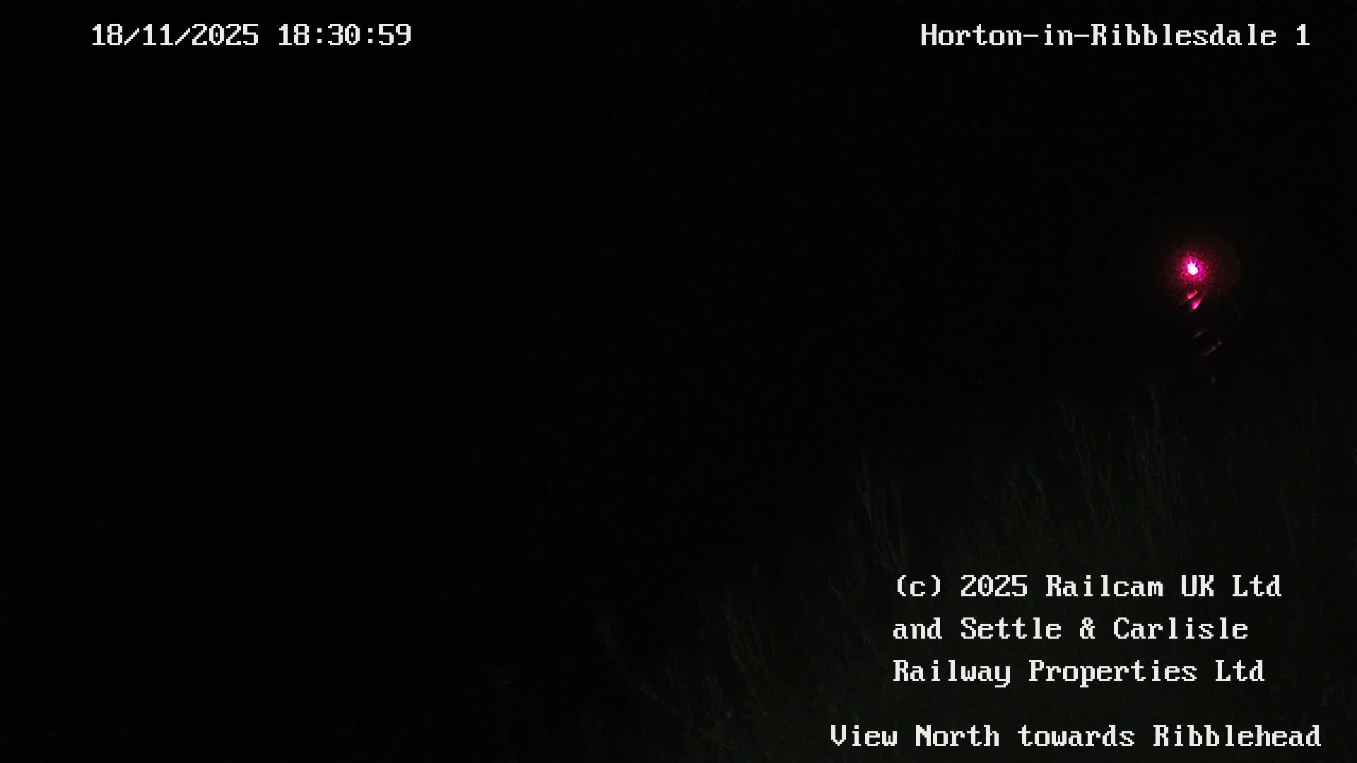 Horton-in-Ribblesdale Railway Station North Towards View  Live Cam - North Yorkshire, Yorkshire and the Humber, England, United Kingdom