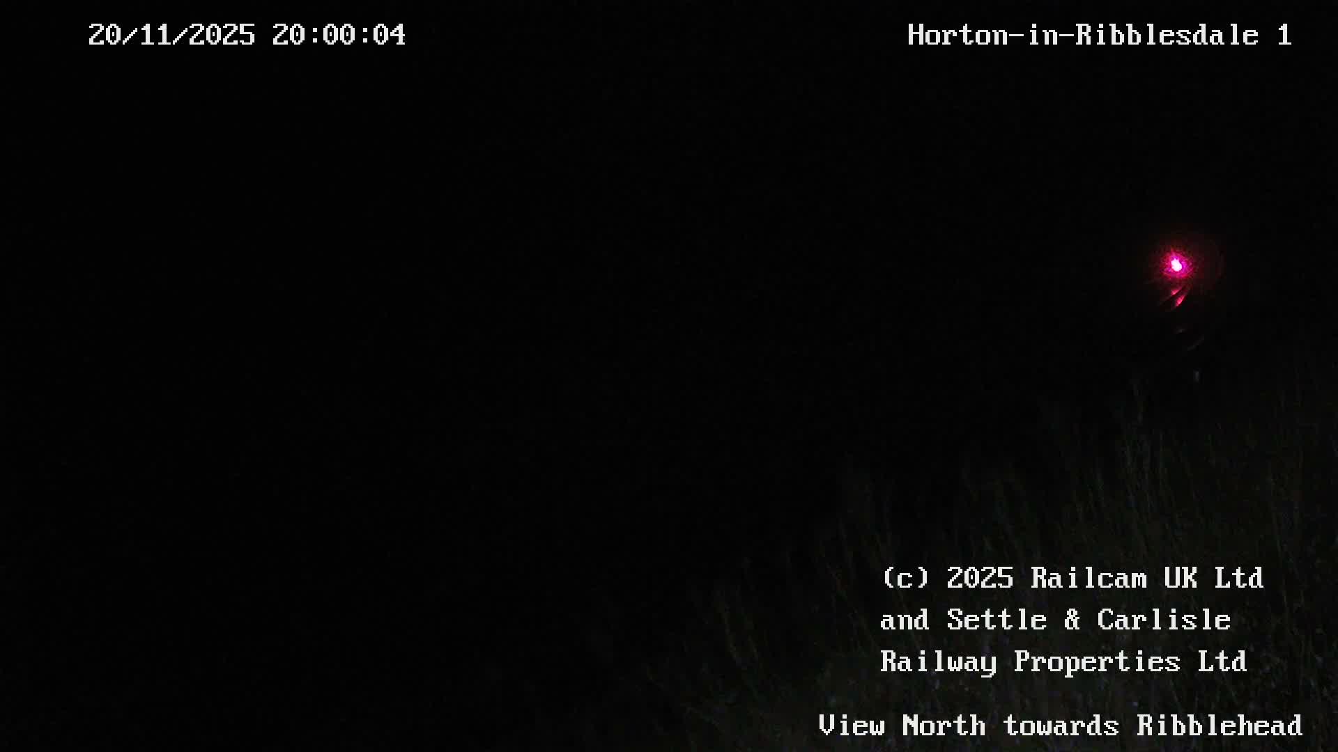 Horton-in-Ribblesdale Railway Station North Towards View  Live Cam - North Yorkshire, Yorkshire and the Humber, England, United Kingdom