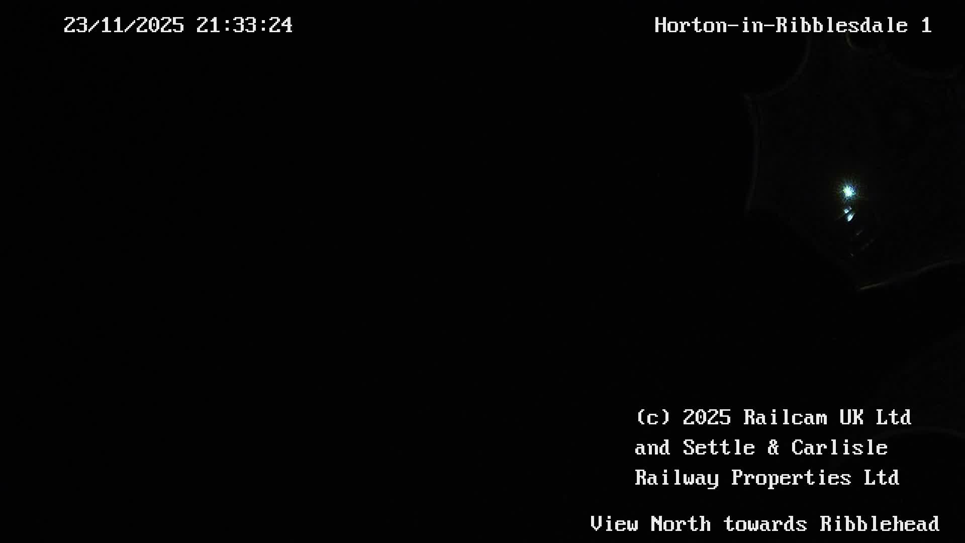 Horton-in-Ribblesdale Railway Station North Towards View  Live Cam - North Yorkshire, Yorkshire and the Humber, England, United Kingdom