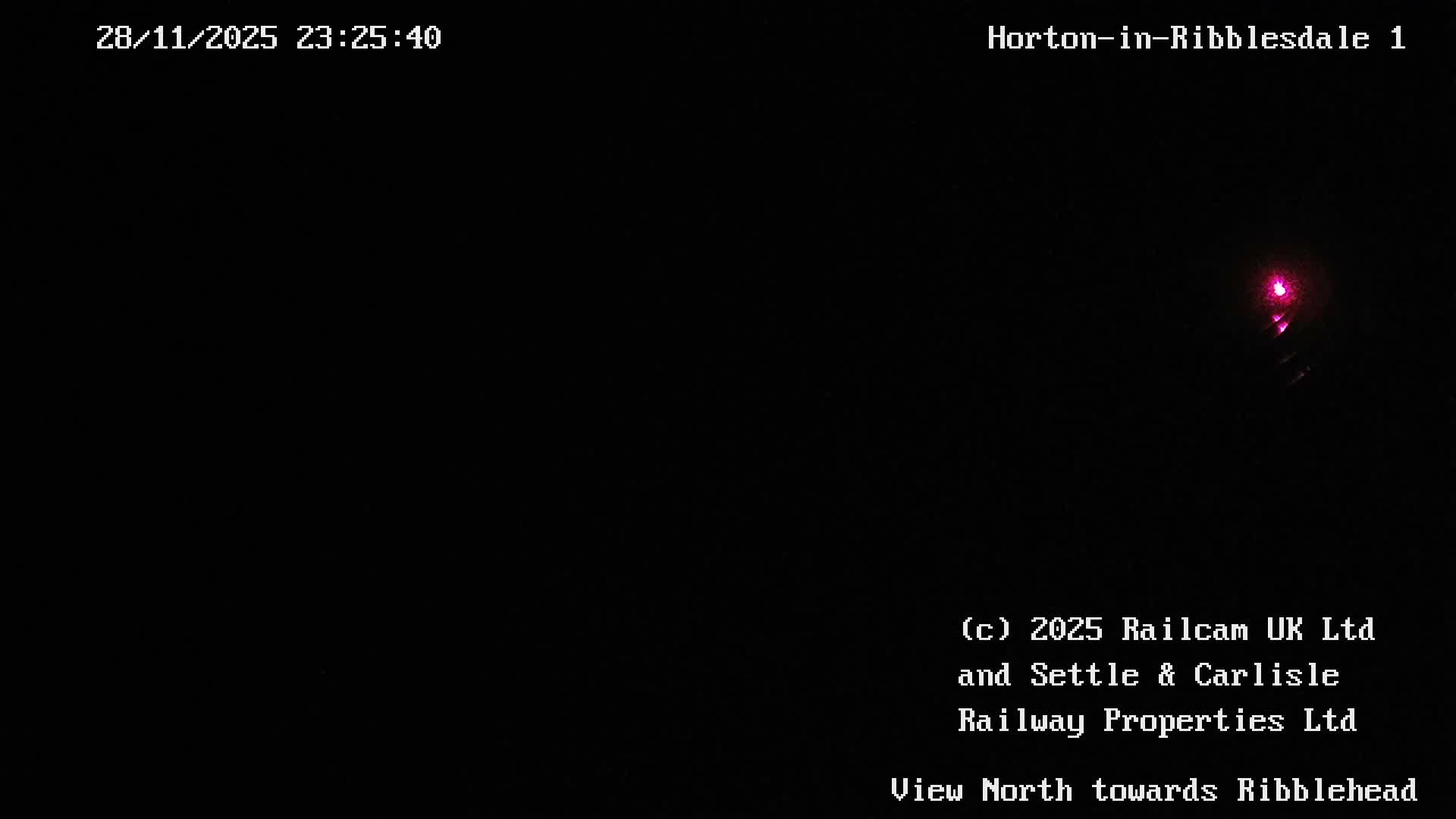 Horton-in-Ribblesdale Railway Station North Towards View  Live Cam - North Yorkshire, Yorkshire and the Humber, England, United Kingdom