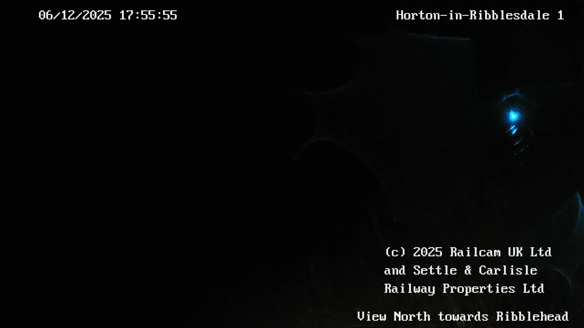 Horton-in-Ribblesdale Railway Station North Towards View  Live Cam - North Yorkshire, Yorkshire and the Humber, England, United Kingdom