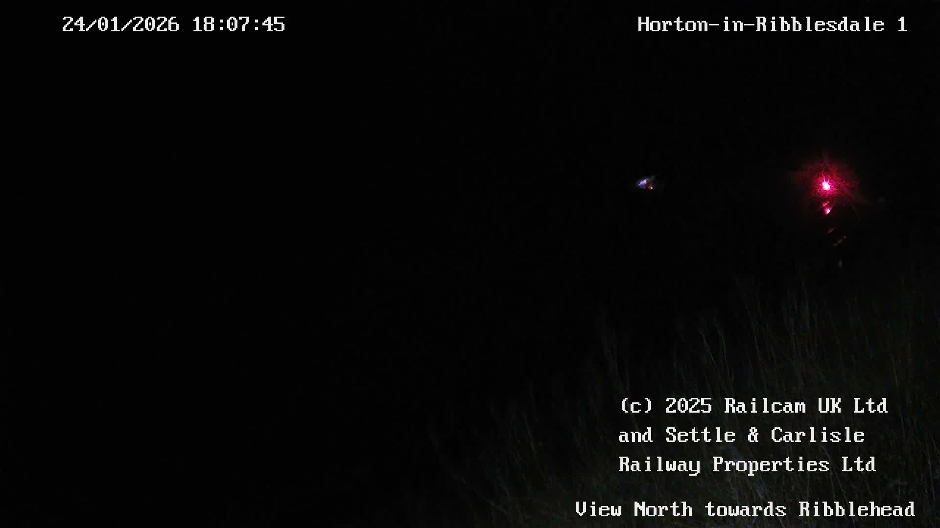 Horton-in-Ribblesdale Railway Station North Towards View  Live Cam - North Yorkshire, Yorkshire and the Humber, England, United Kingdom