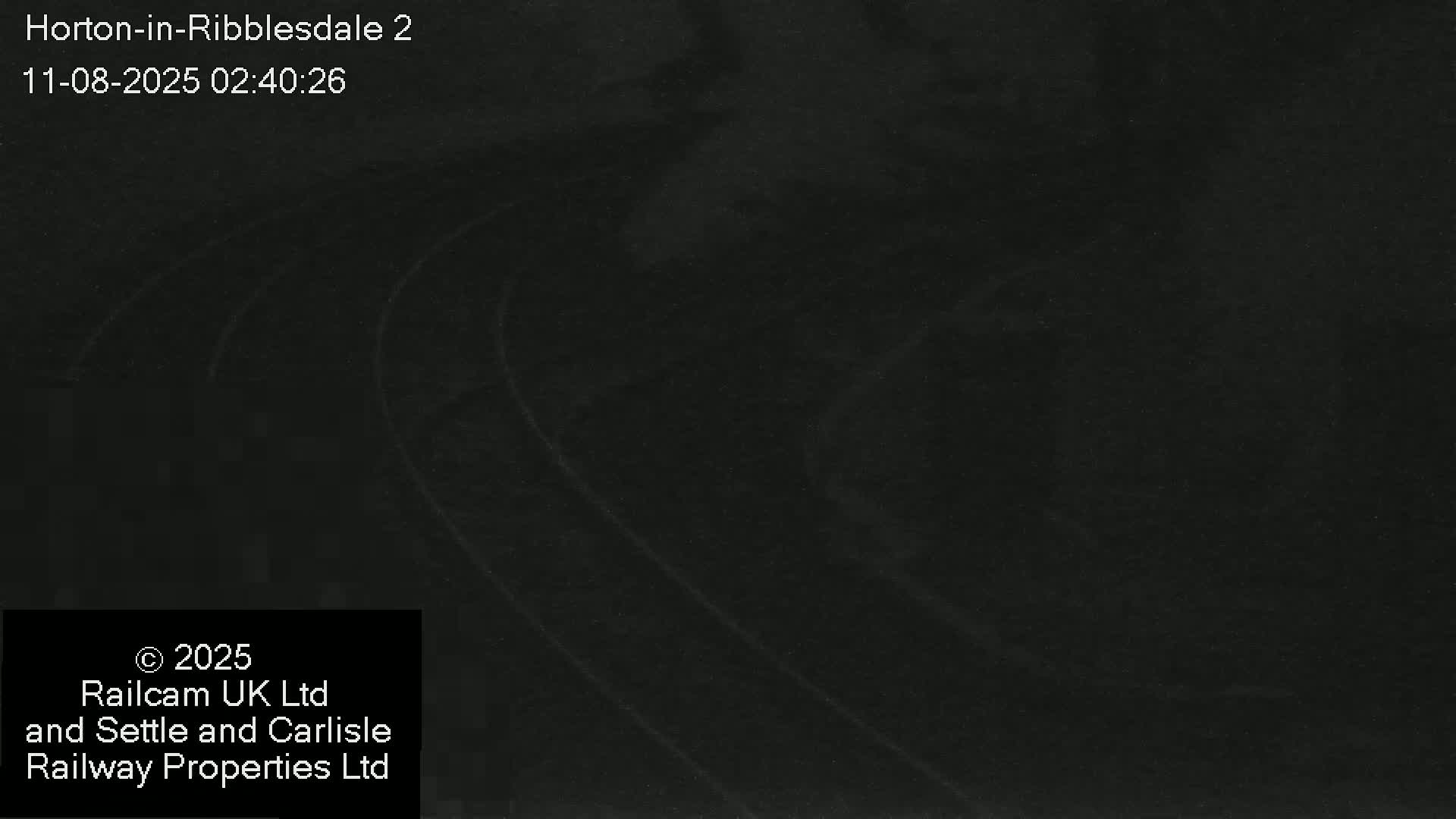 Horton-in-Ribblesdale Railway Station  South Towards View  & Quarry Siding Entrance Live Cam - North Yorkshire, Yorkshire and the Humber, England, United Kingdom