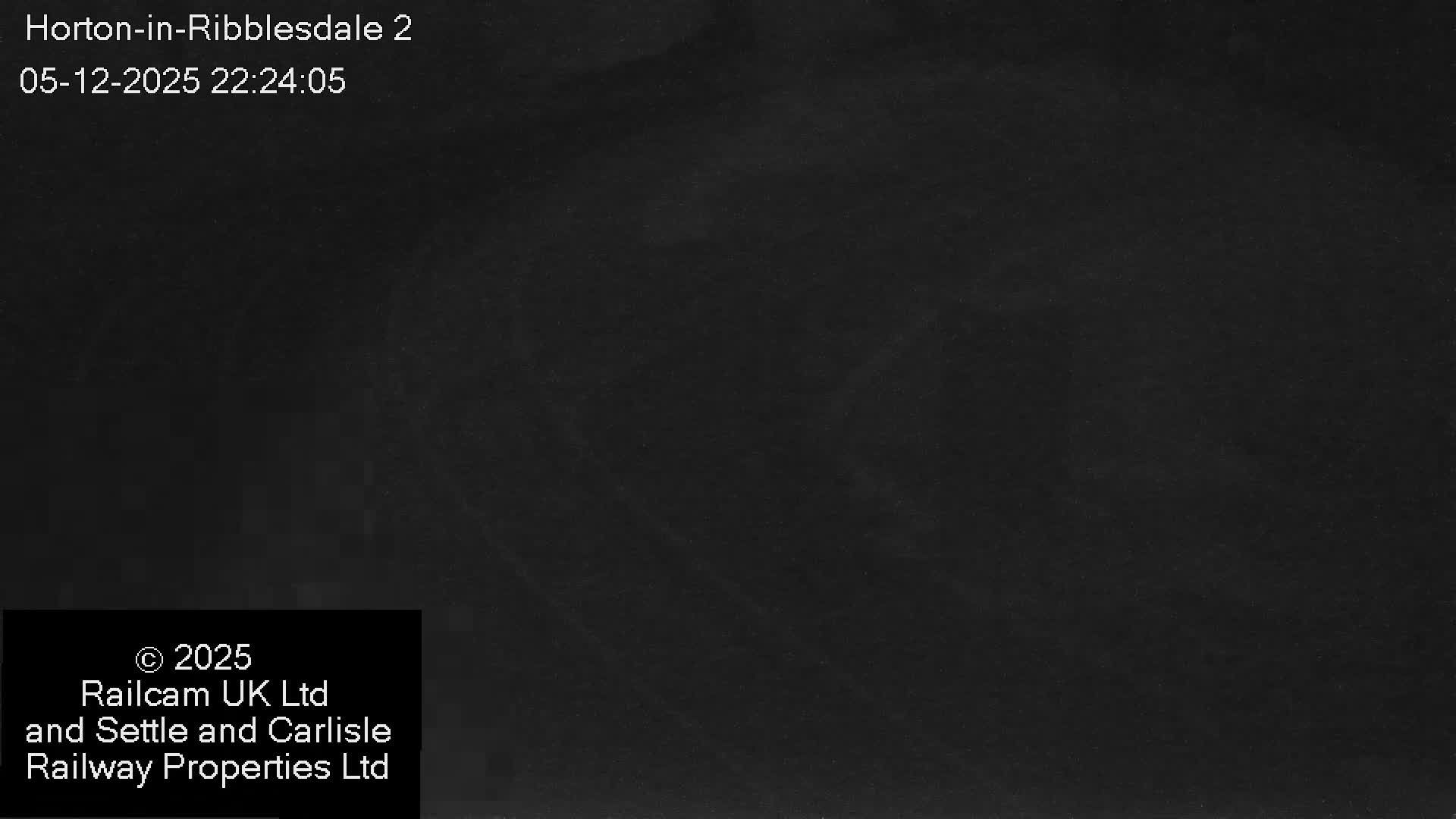 Horton-in-Ribblesdale Railway Station  South Towards View  & Quarry Siding Entrance Live Cam - North Yorkshire, Yorkshire and the Humber, England, United Kingdom