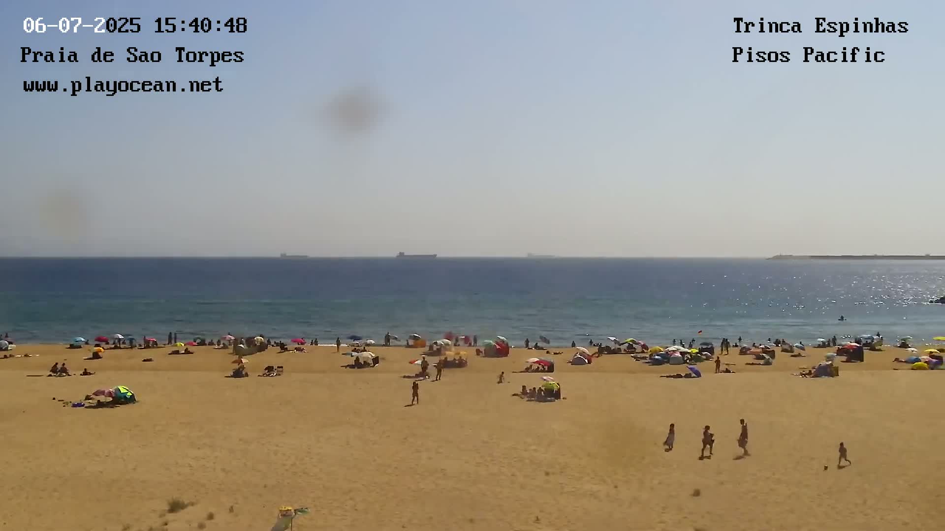Sines, Praia de São Torpes Beach & Porto Sines Port Live Cam - Sines, Setúbal, Alentejo Litoral, Alentejo, Portugal