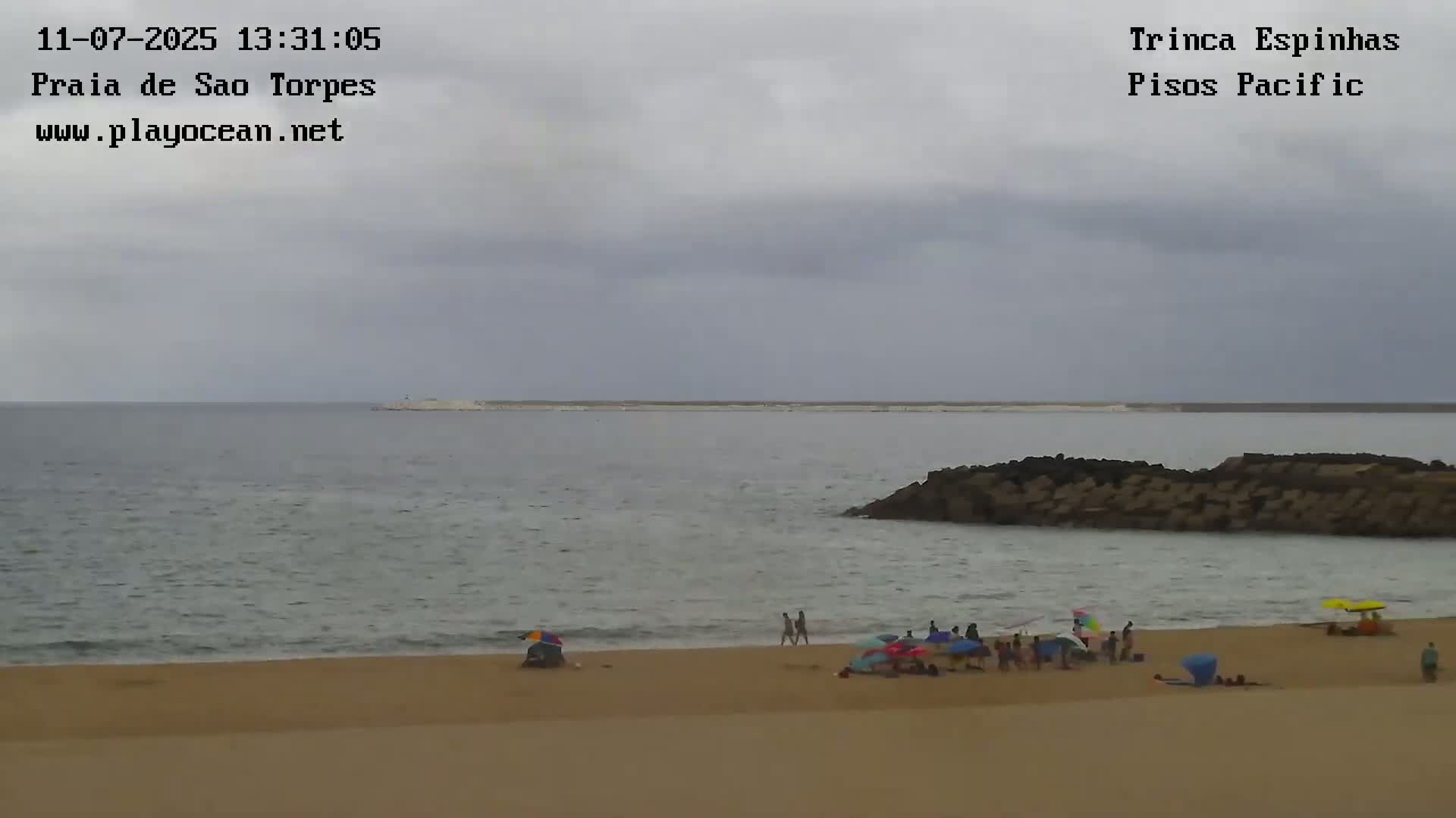 Sines, Praia de São Torpes Beach & Porto Sines Port Live Cam - Sines, Setúbal, Alentejo Litoral, Alentejo, Portugal