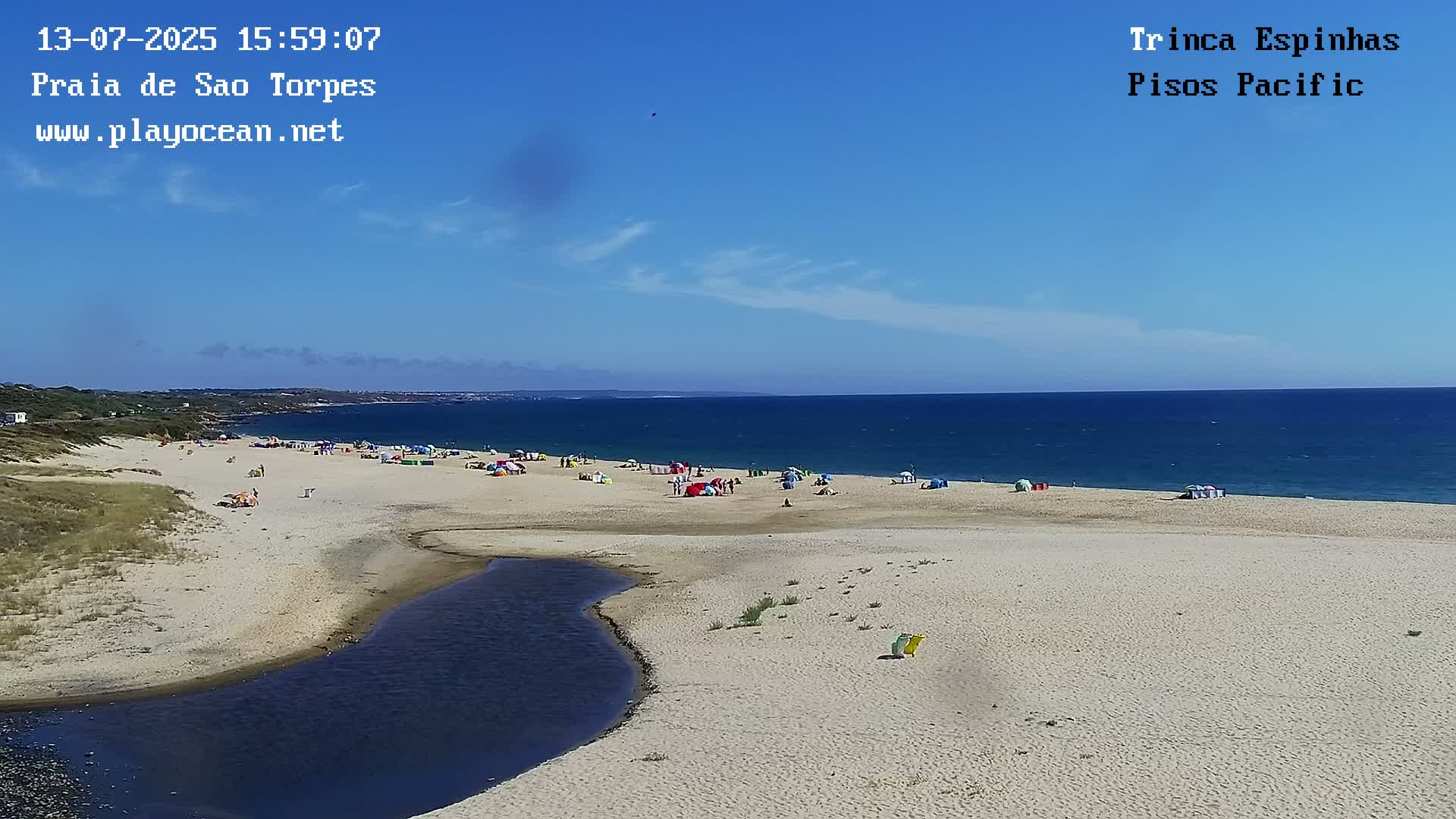 Sines, Praia de São Torpes Beach & Porto Sines Port Live Cam - Sines, Setúbal, Alentejo Litoral, Alentejo, Portugal