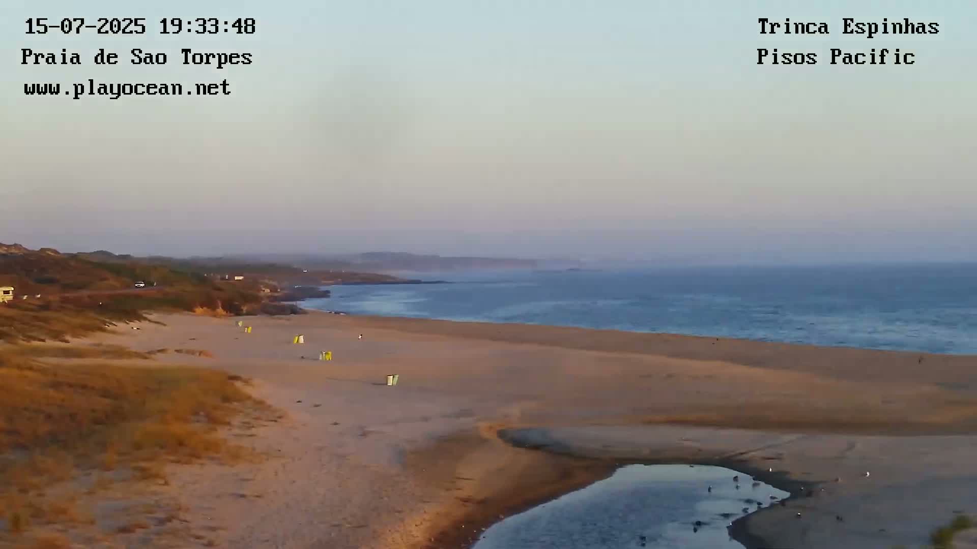 Sines, Praia de São Torpes Beach & Porto Sines Port Live Cam - Sines, Setúbal, Alentejo Litoral, Alentejo, Portugal