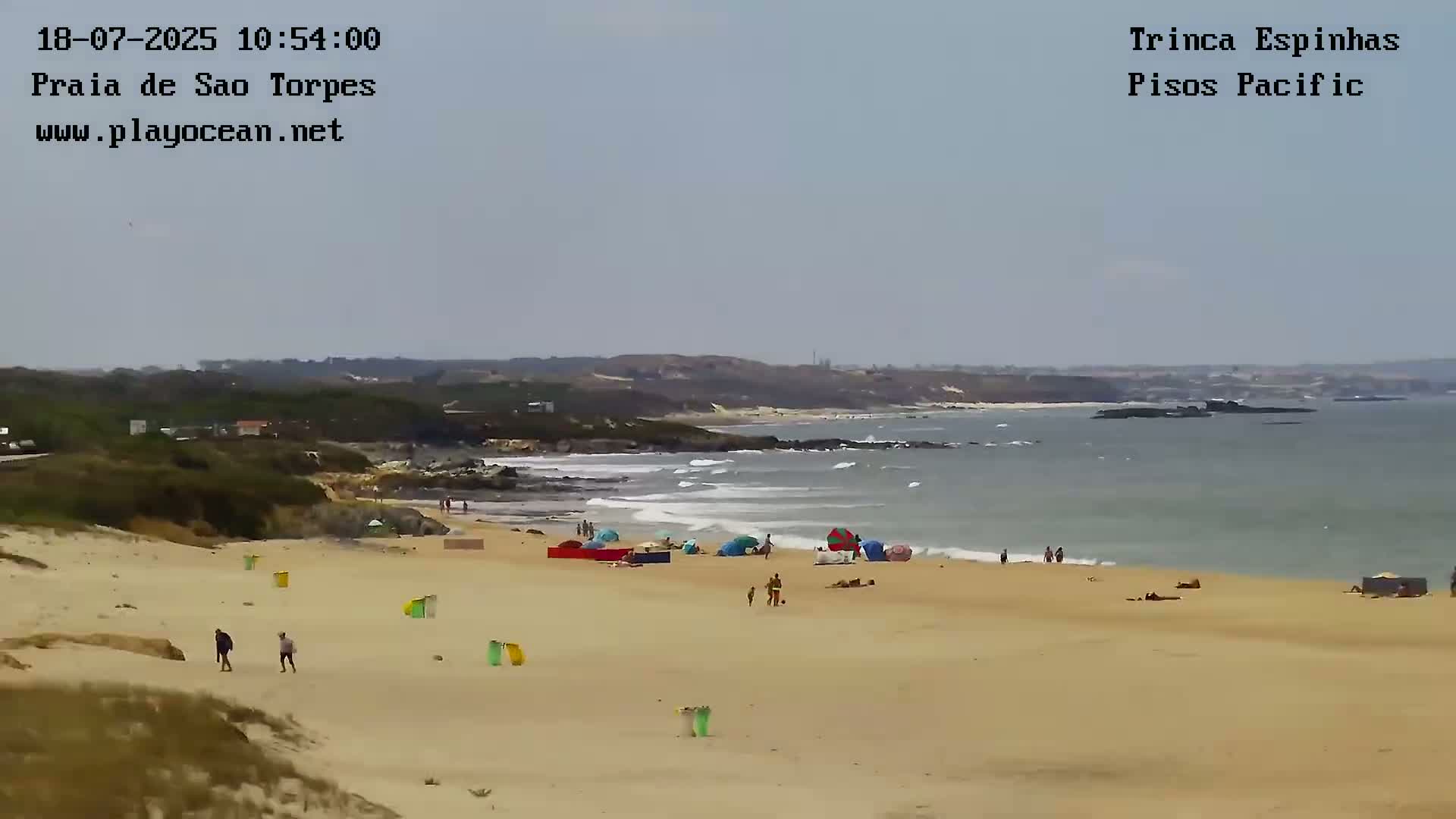 Sines, Praia de São Torpes Beach & Porto Sines Port Live Cam - Sines, Setúbal, Alentejo Litoral, Alentejo, Portugal