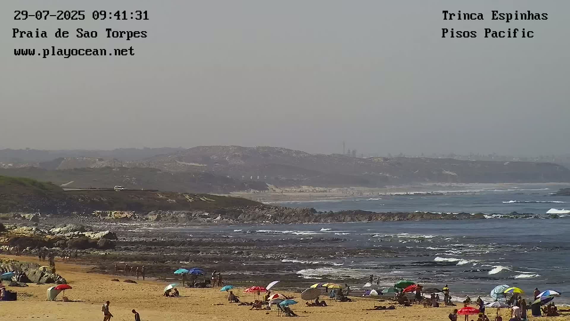 Sines, Praia de São Torpes Beach & Porto Sines Port Live Cam - Sines, Setúbal, Alentejo Litoral, Alentejo, Portugal