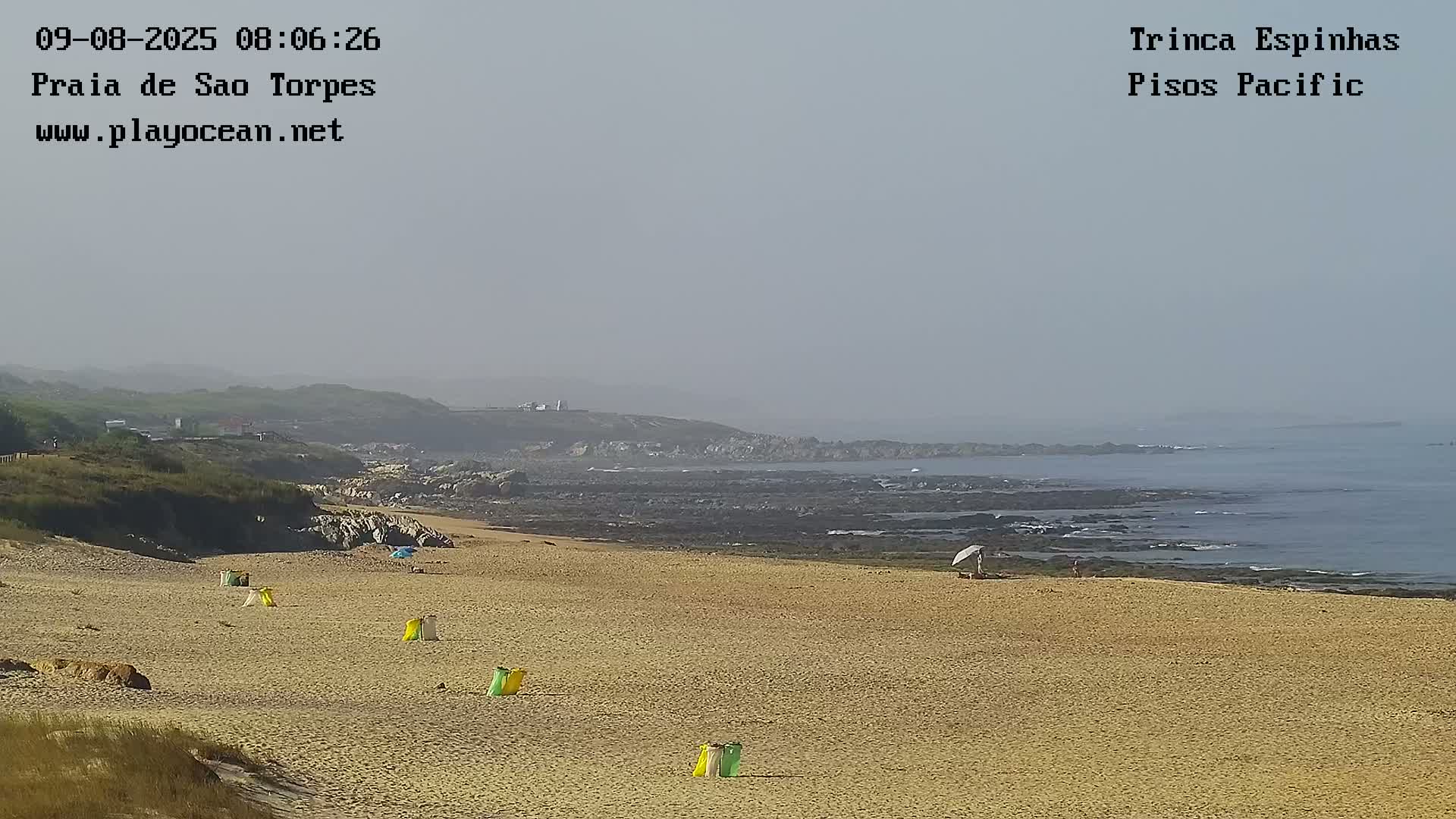 Sines, Praia de São Torpes Beach & Porto Sines Port Live Cam - Sines, Setúbal, Alentejo Litoral, Alentejo, Portugal