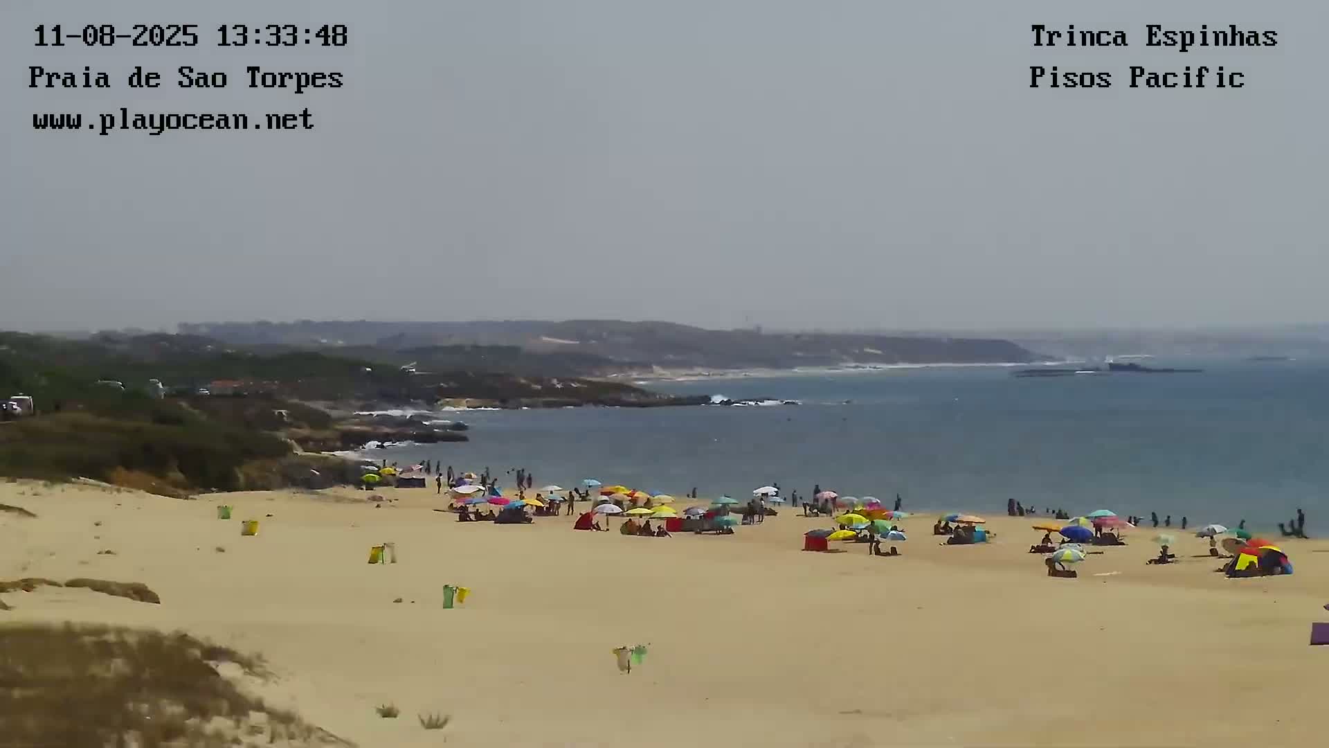 Sines, Praia de São Torpes Beach & Porto Sines Port Live Cam - Sines, Setúbal, Alentejo Litoral, Alentejo, Portugal