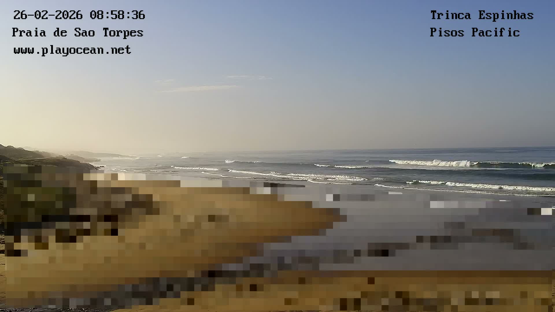 Sines, Praia de São Torpes Beach & Porto Sines Port Live Cam - Sines, Setúbal, Alentejo Litoral, Alentejo, Portugal