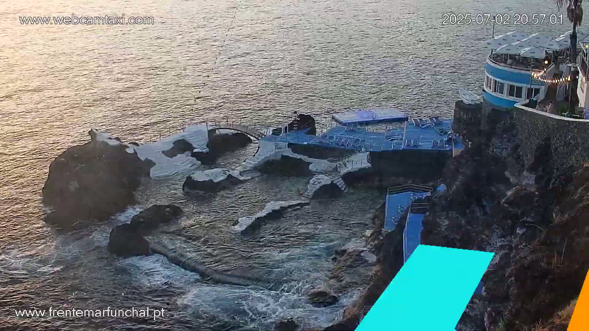 Sao Martinho, Piscinas Naturais da Doca do Cavacas Natural Pools Live Cam - Sao Martinho,  Funchal, Madeira, Portugal
