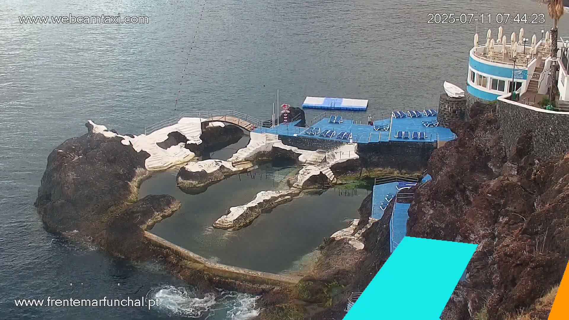 Sao Martinho, Piscinas Naturais da Doca do Cavacas Natural Pools Live Cam - Sao Martinho,  Funchal, Madeira, Portugal