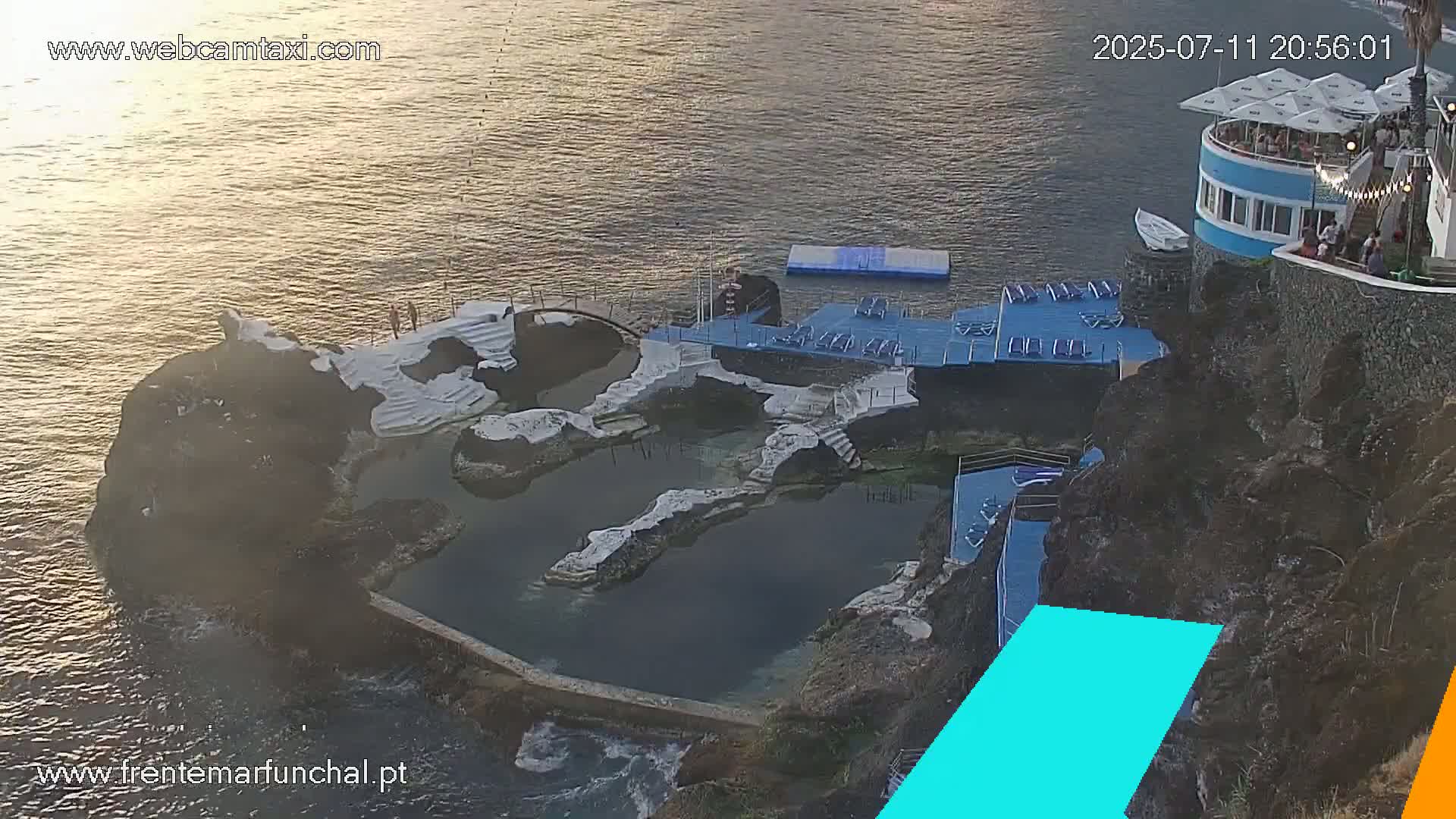 Sao Martinho, Piscinas Naturais da Doca do Cavacas Natural Pools Live Cam - Sao Martinho,  Funchal, Madeira, Portugal