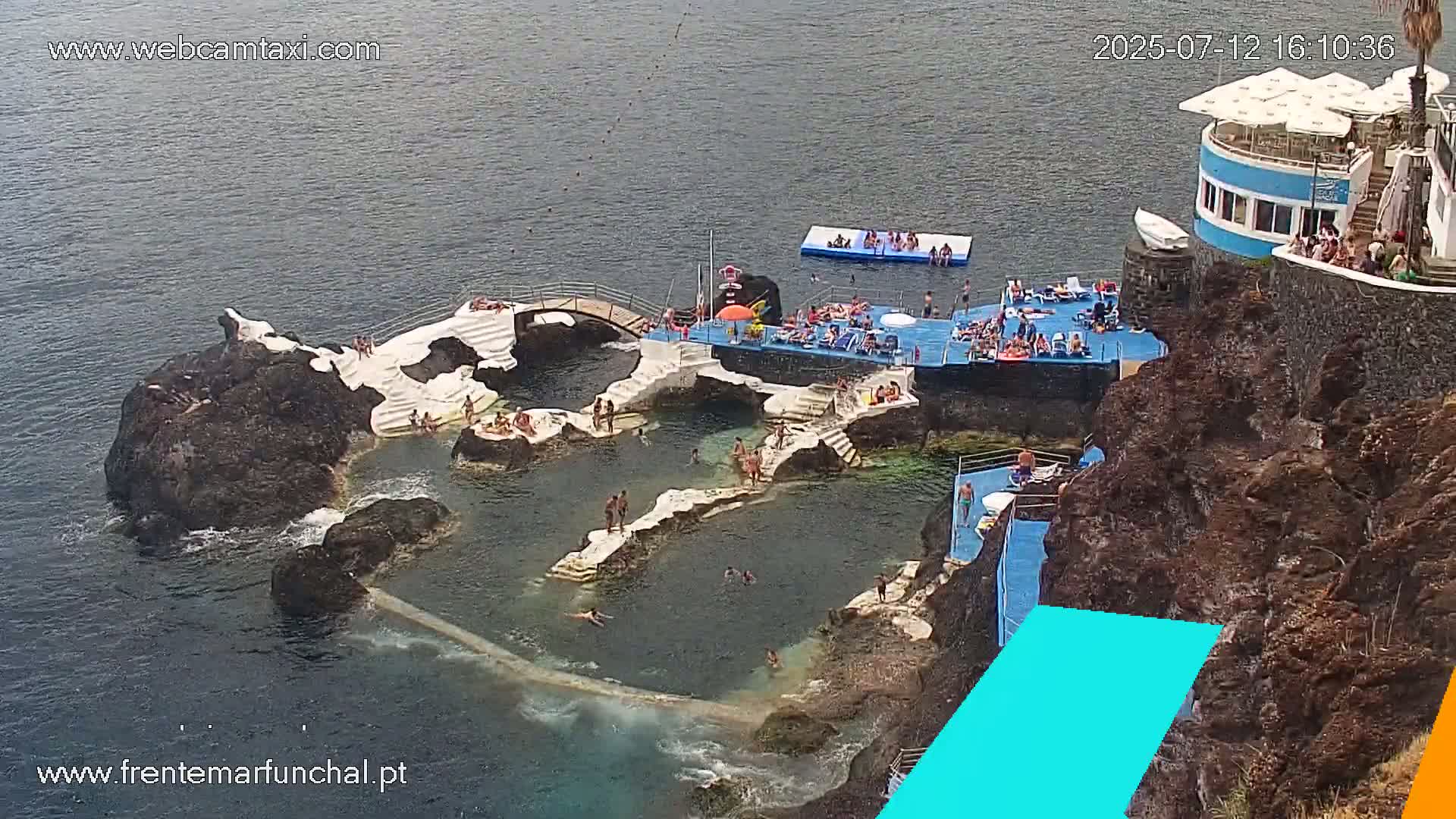 Sao Martinho, Piscinas Naturais da Doca do Cavacas Natural Pools Live Cam - Sao Martinho,  Funchal, Madeira, Portugal