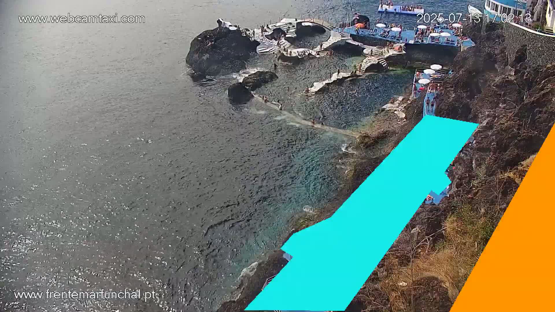 Sao Martinho, Piscinas Naturais da Doca do Cavacas Natural Pools Live Cam - Sao Martinho,  Funchal, Madeira, Portugal