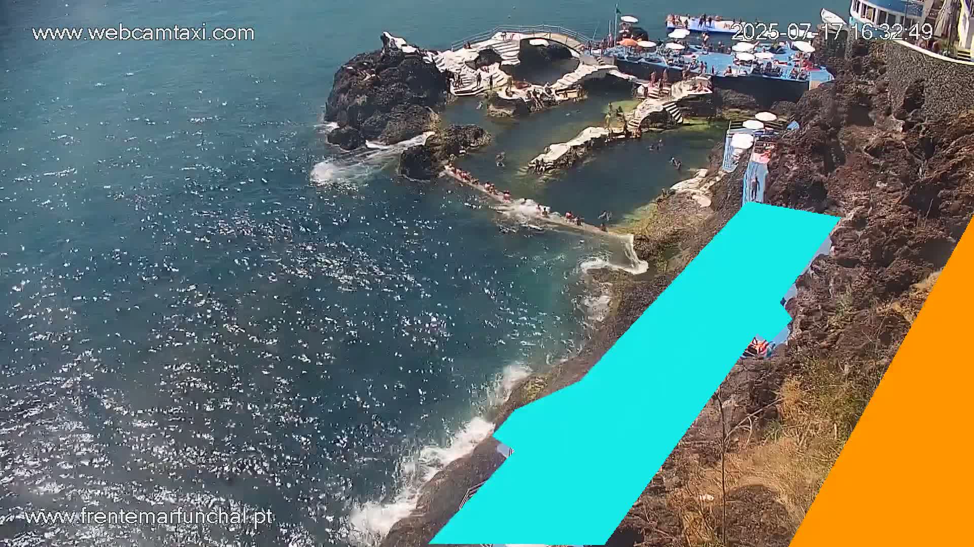 Sao Martinho, Piscinas Naturais da Doca do Cavacas Natural Pools Live Cam - Sao Martinho,  Funchal, Madeira, Portugal