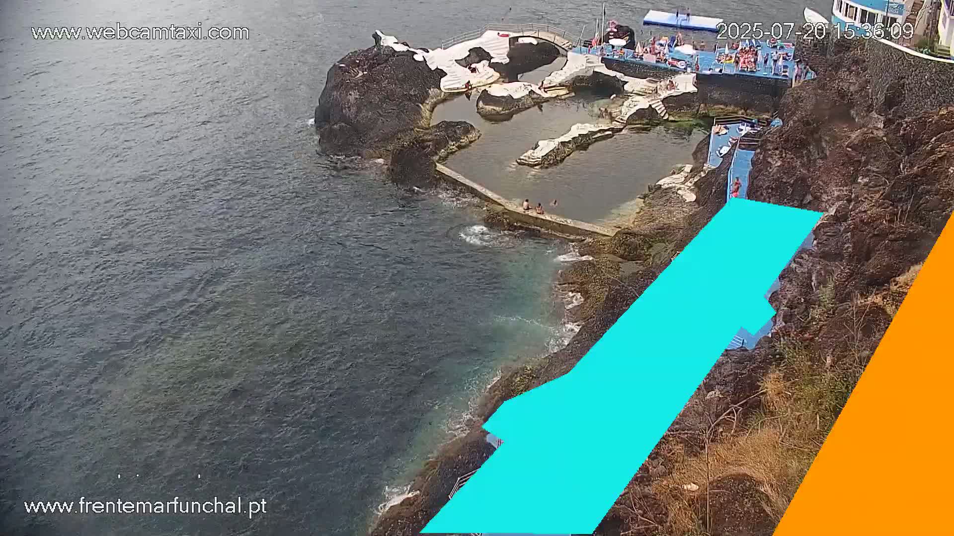 Sao Martinho, Piscinas Naturais da Doca do Cavacas Natural Pools Live Cam - Sao Martinho,  Funchal, Madeira, Portugal