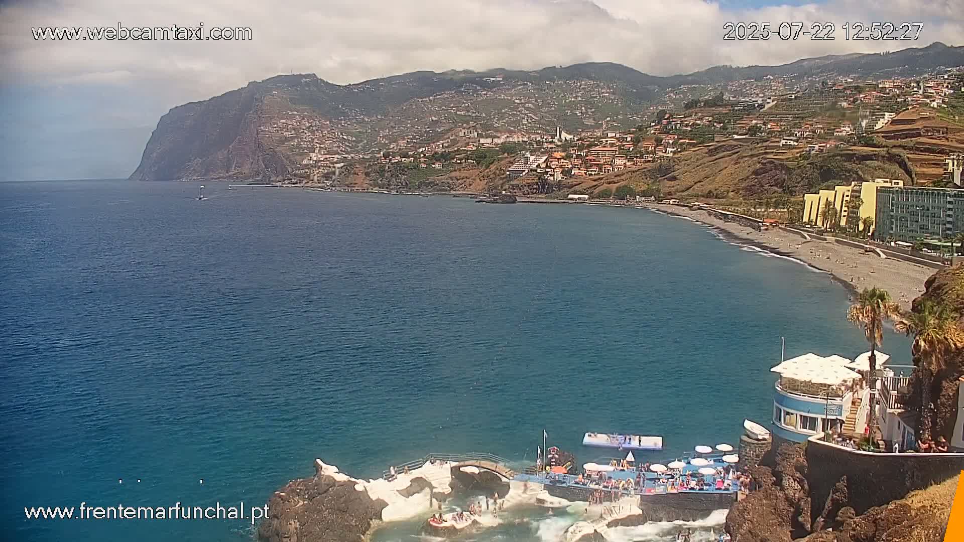 Sao Martinho, Piscinas Naturais da Doca do Cavacas Natural Pools Live Cam - Sao Martinho,  Funchal, Madeira, Portugal