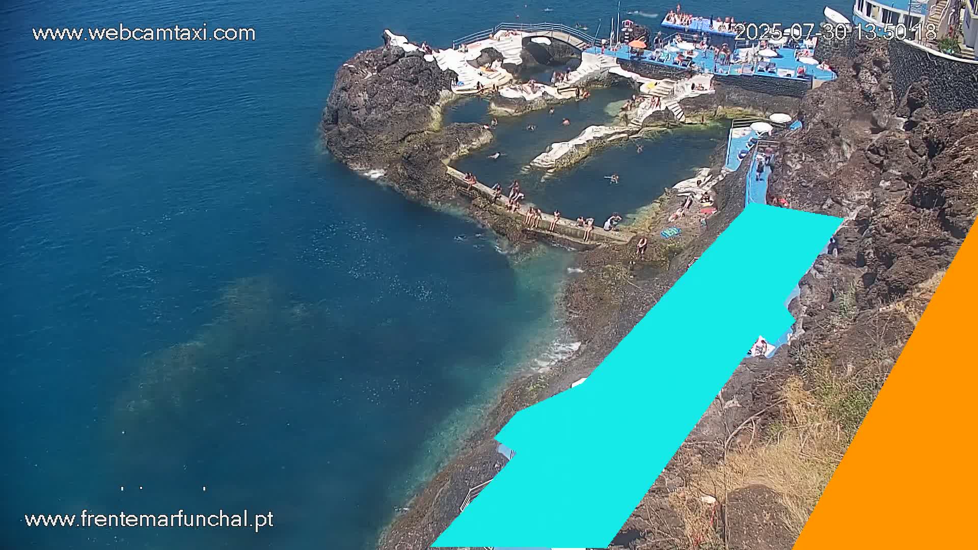 Sao Martinho, Piscinas Naturais da Doca do Cavacas Natural Pools Live Cam - Sao Martinho,  Funchal, Madeira, Portugal