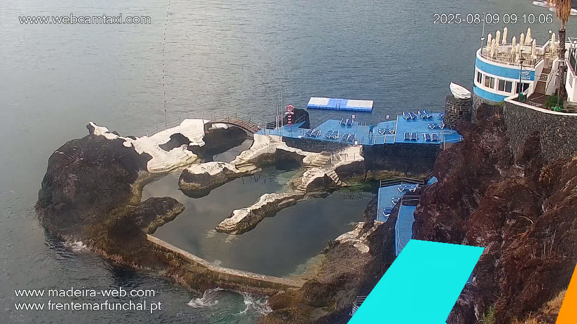 Sao Martinho, Piscinas Naturais da Doca do Cavacas Natural Pools Live Cam - Sao Martinho,  Funchal, Madeira, Portugal