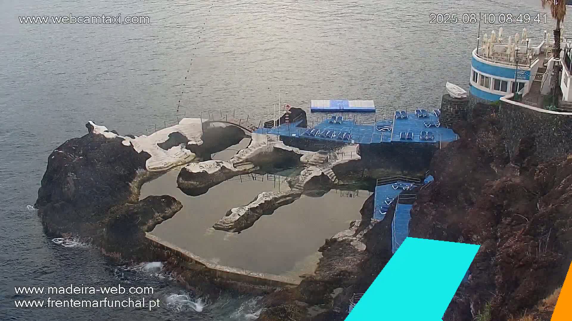 Sao Martinho, Piscinas Naturais da Doca do Cavacas Natural Pools Live Cam - Sao Martinho,  Funchal, Madeira, Portugal