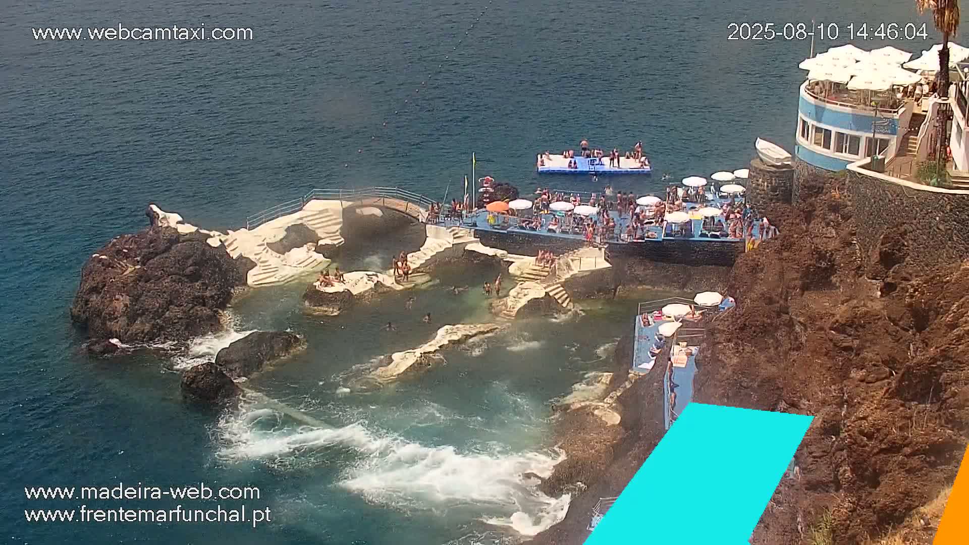 Sao Martinho, Piscinas Naturais da Doca do Cavacas Natural Pools Live Cam - Sao Martinho,  Funchal, Madeira, Portugal