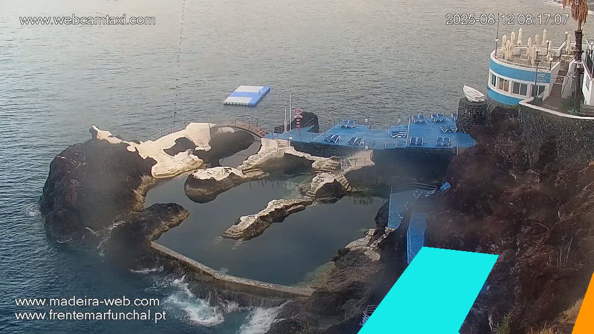 Sao Martinho, Piscinas Naturais da Doca do Cavacas Natural Pools Live Cam - Sao Martinho,  Funchal, Madeira, Portugal