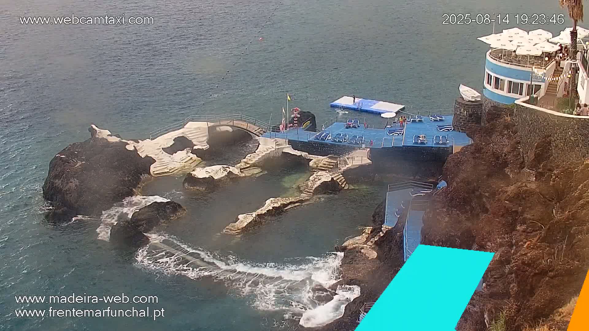 Sao Martinho, Piscinas Naturais da Doca do Cavacas Natural Pools Live Cam - Sao Martinho,  Funchal, Madeira, Portugal