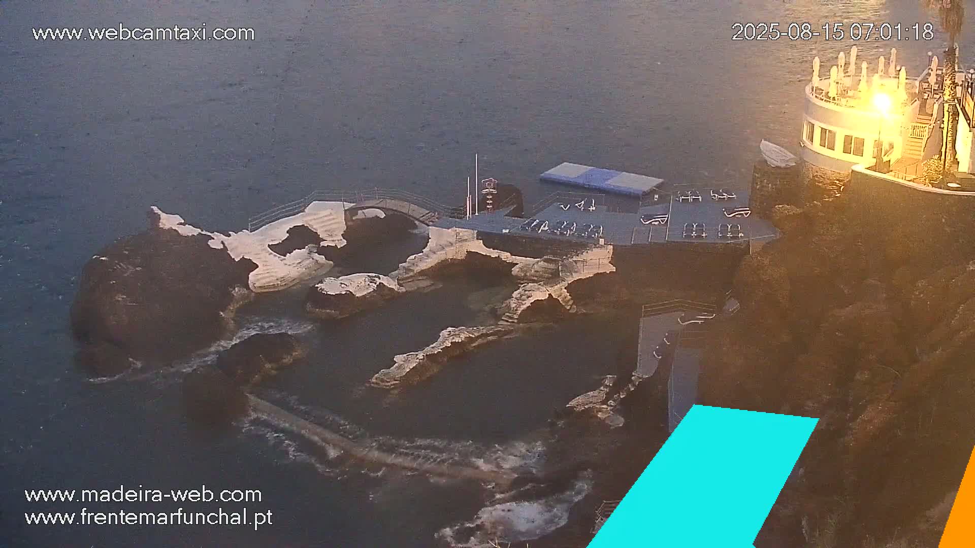 Sao Martinho, Piscinas Naturais da Doca do Cavacas Natural Pools Live Cam - Sao Martinho,  Funchal, Madeira, Portugal