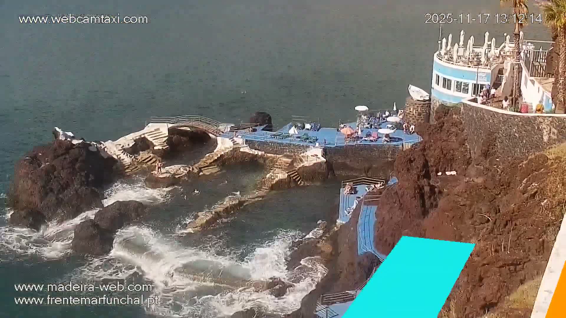 Sao Martinho, Piscinas Naturais da Doca do Cavacas Natural Pools Live Cam - Sao Martinho,  Funchal, Madeira, Portugal