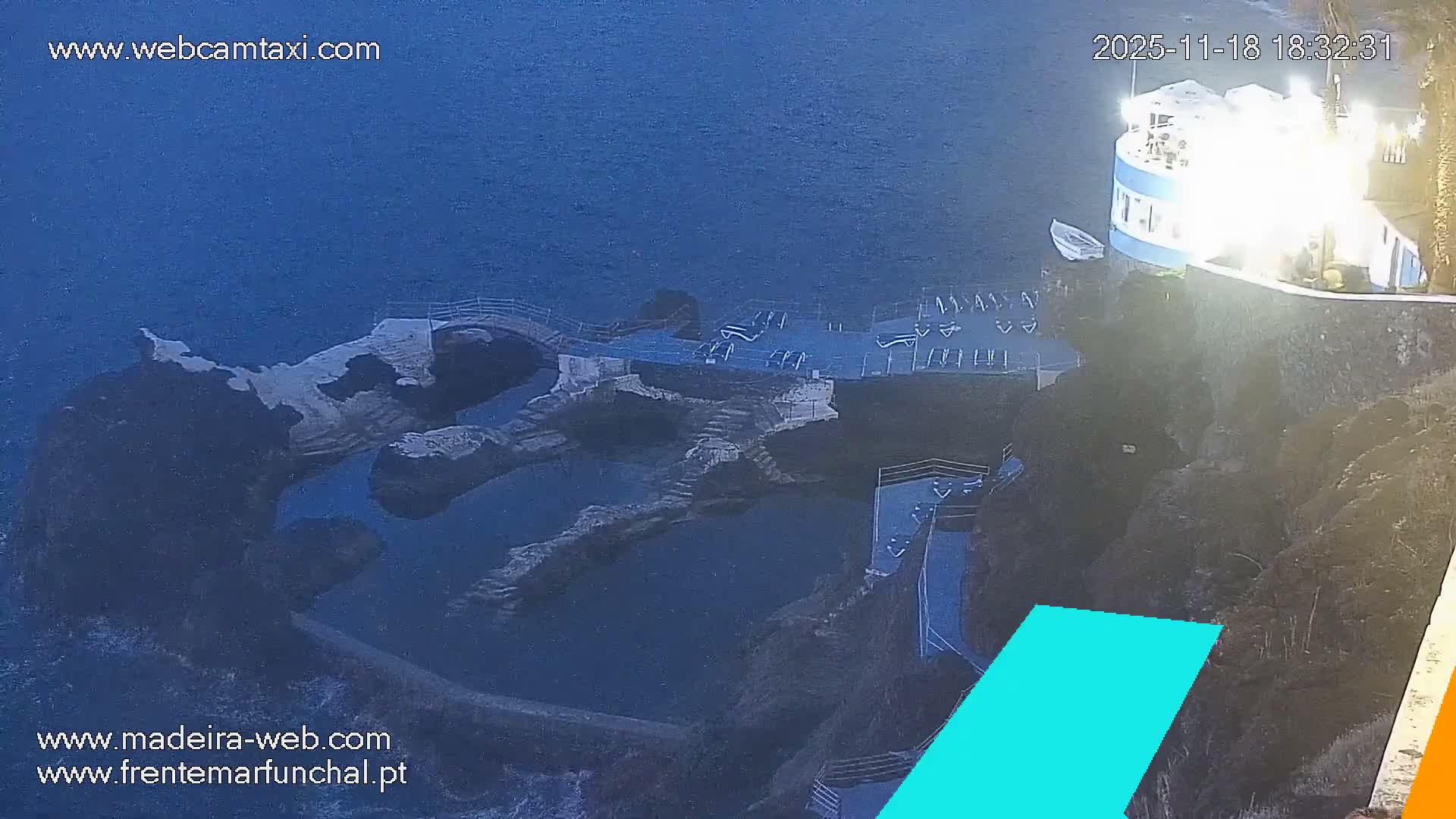 Sao Martinho, Piscinas Naturais da Doca do Cavacas Natural Pools Live Cam - Sao Martinho,  Funchal, Madeira, Portugal