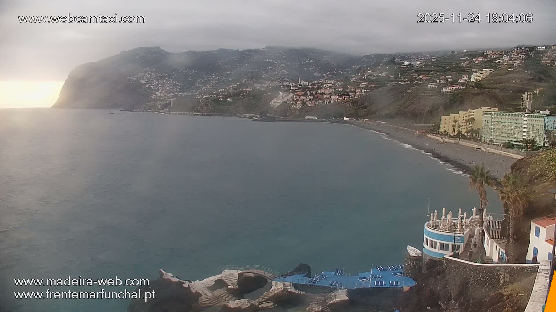 Sao Martinho, Piscinas Naturais da Doca do Cavacas Natural Pools Live Cam - Sao Martinho,  Funchal, Madeira, Portugal
