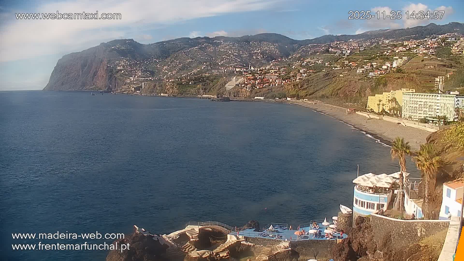 Sao Martinho, Piscinas Naturais da Doca do Cavacas Natural Pools Live Cam - Sao Martinho,  Funchal, Madeira, Portugal