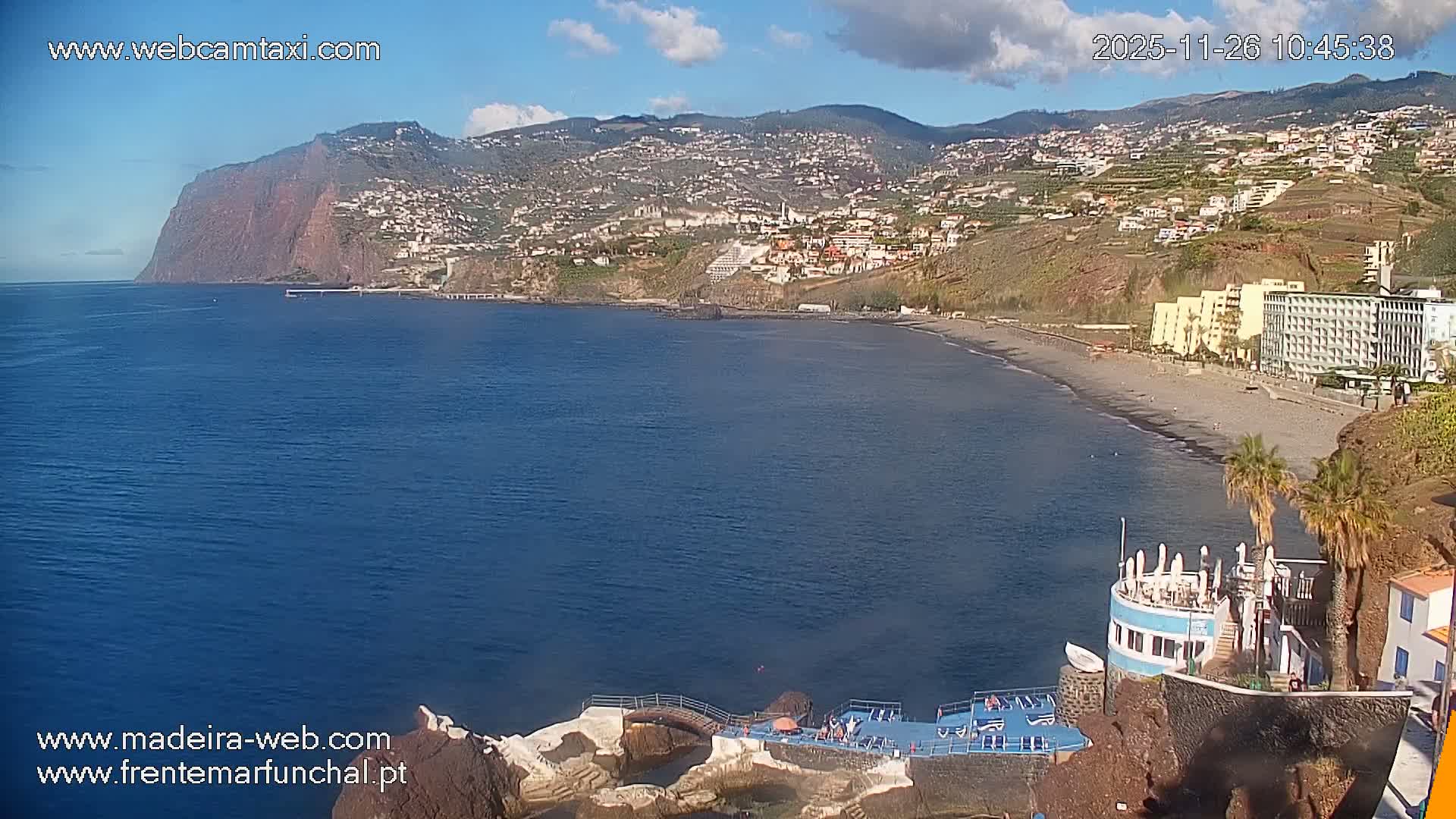 Sao Martinho, Piscinas Naturais da Doca do Cavacas Natural Pools Live Cam - Sao Martinho,  Funchal, Madeira, Portugal