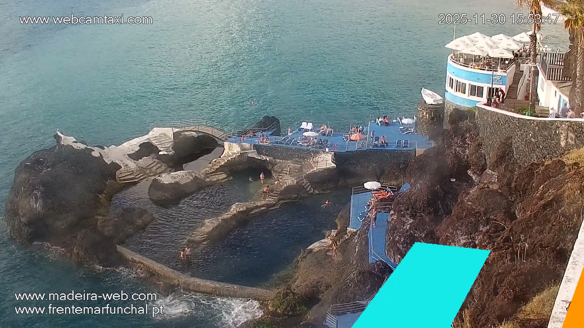 Sao Martinho, Piscinas Naturais da Doca do Cavacas Natural Pools Live Cam - Sao Martinho,  Funchal, Madeira, Portugal