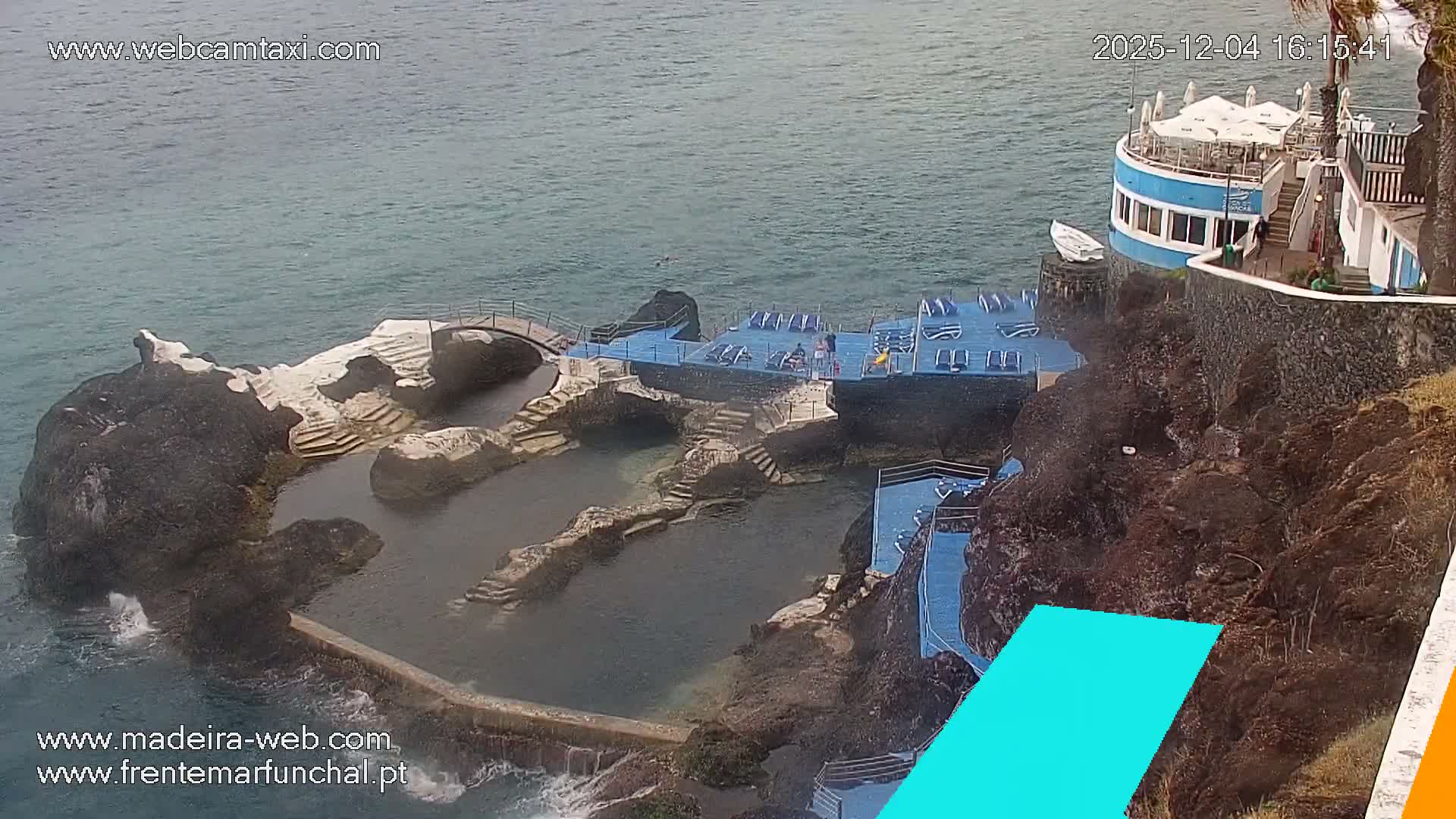 Sao Martinho, Piscinas Naturais da Doca do Cavacas Natural Pools Live Cam - Sao Martinho,  Funchal, Madeira, Portugal