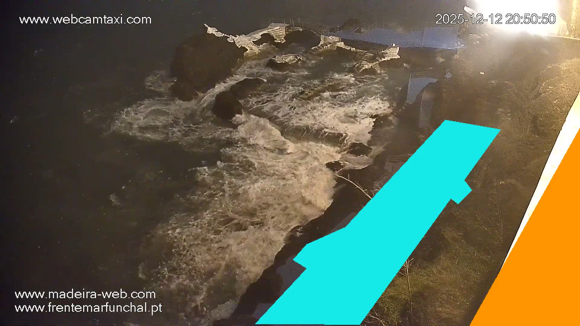 Sao Martinho, Piscinas Naturais da Doca do Cavacas Natural Pools Live Cam - Sao Martinho,  Funchal, Madeira, Portugal