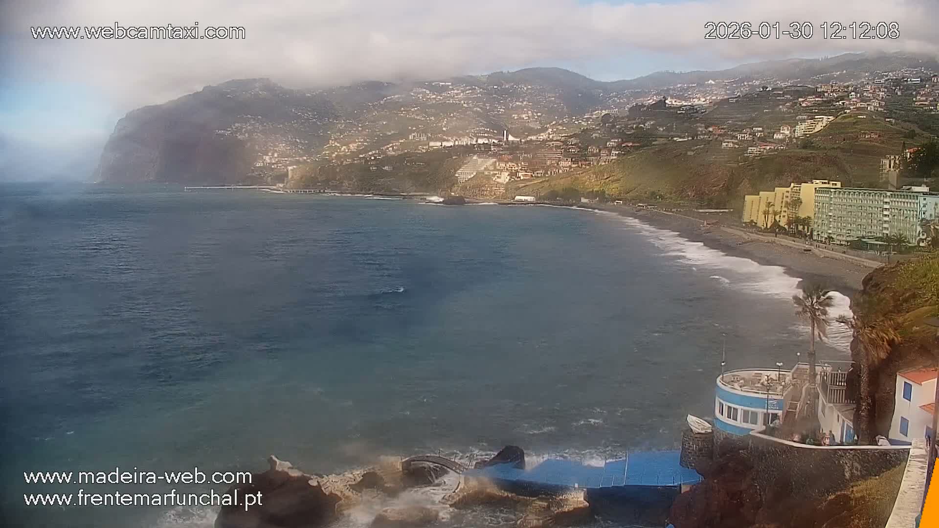 Sao Martinho, Piscinas Naturais da Doca do Cavacas Natural Pools Live Cam - Sao Martinho,  Funchal, Madeira, Portugal