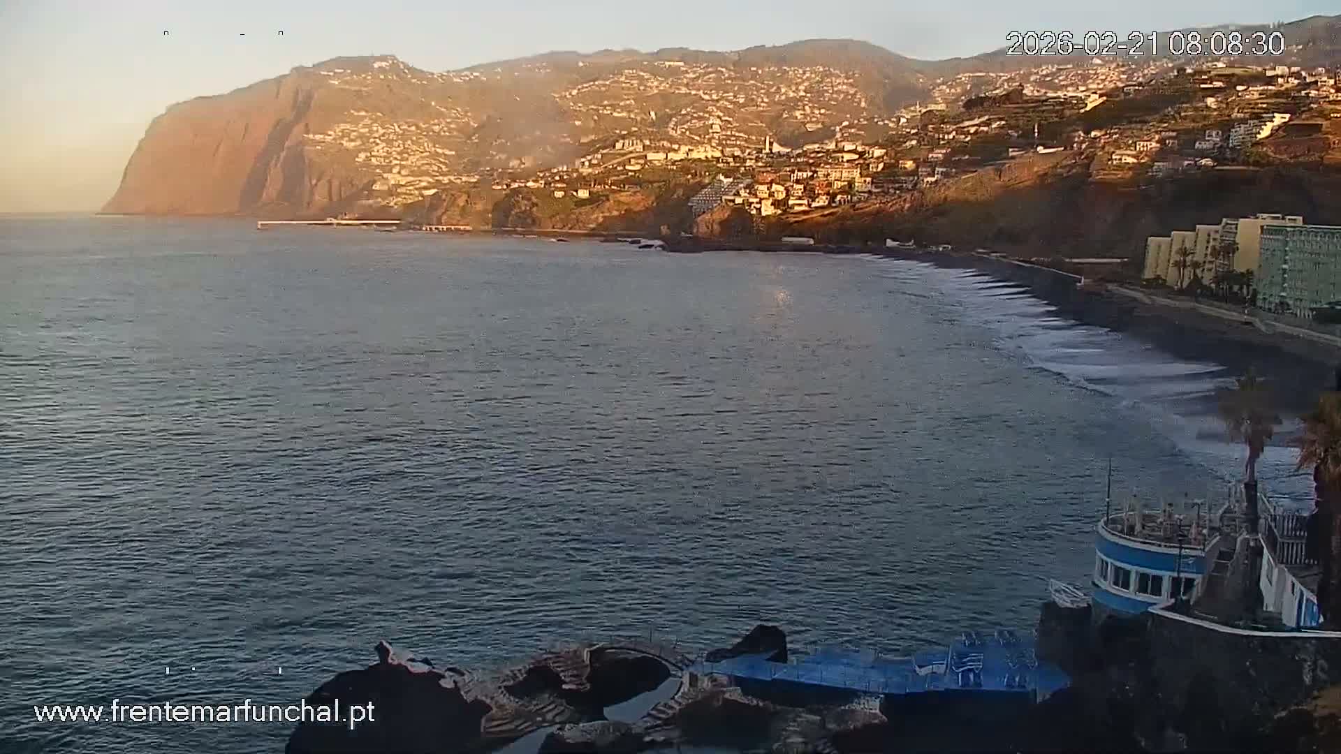 Sao Martinho, Piscinas Naturais da Doca do Cavacas Natural Pools Live Cam - Sao Martinho,  Funchal, Madeira, Portugal